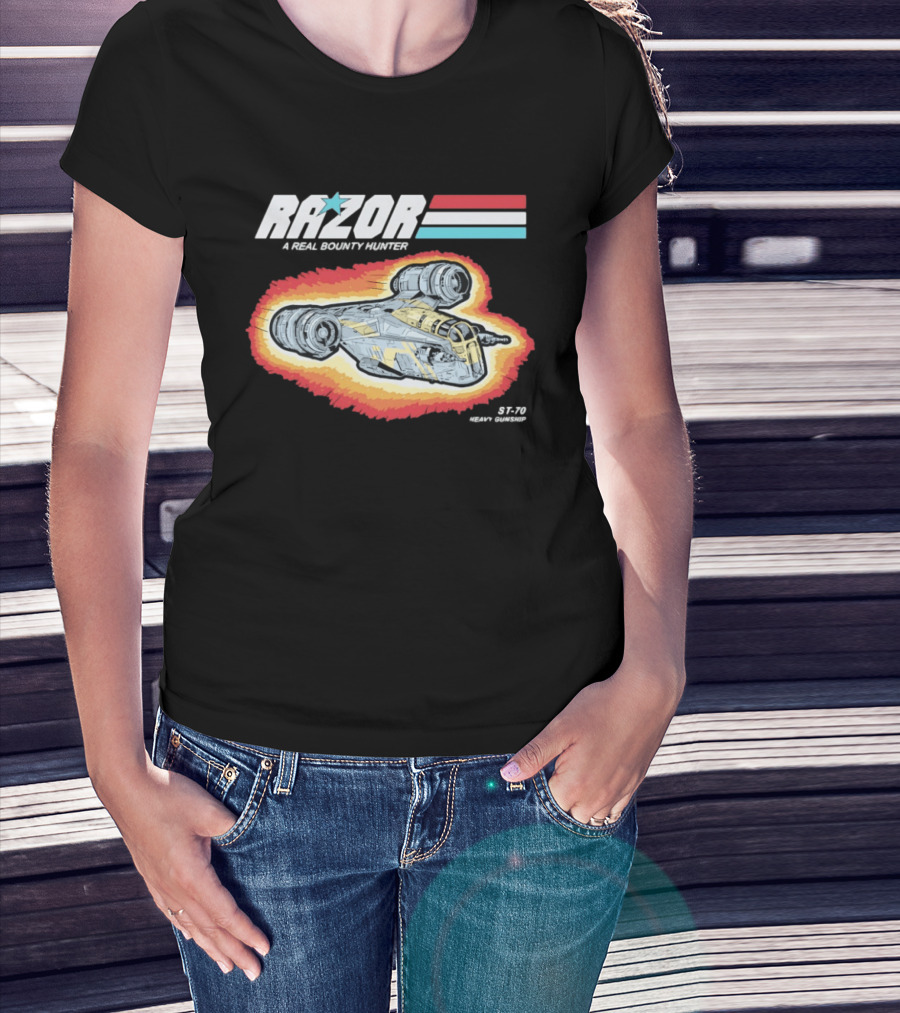 Razor A Real Bounty Hunter ST 70 Heavy Gunship T-Shirt