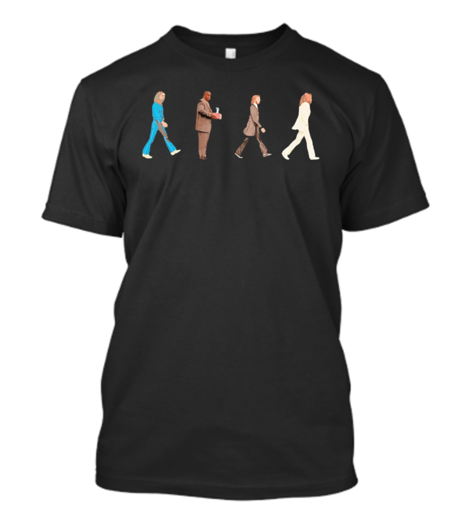 Walking Suit Group In Iconic Formation T-Shirt