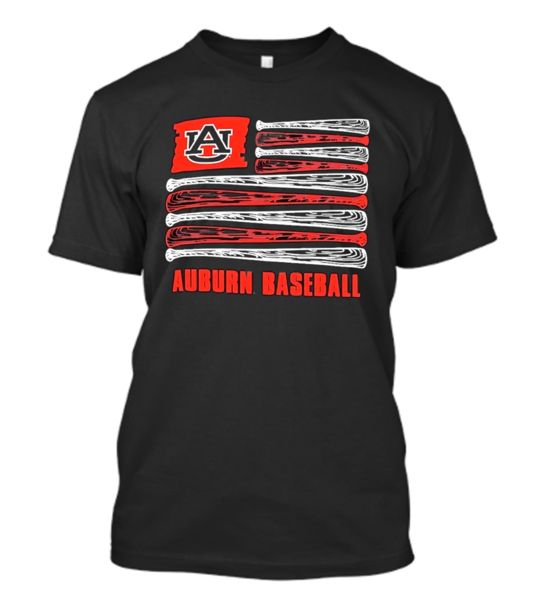 Auburn Tigers America's 250 Flag Baseball Team Spirit T-Shirt