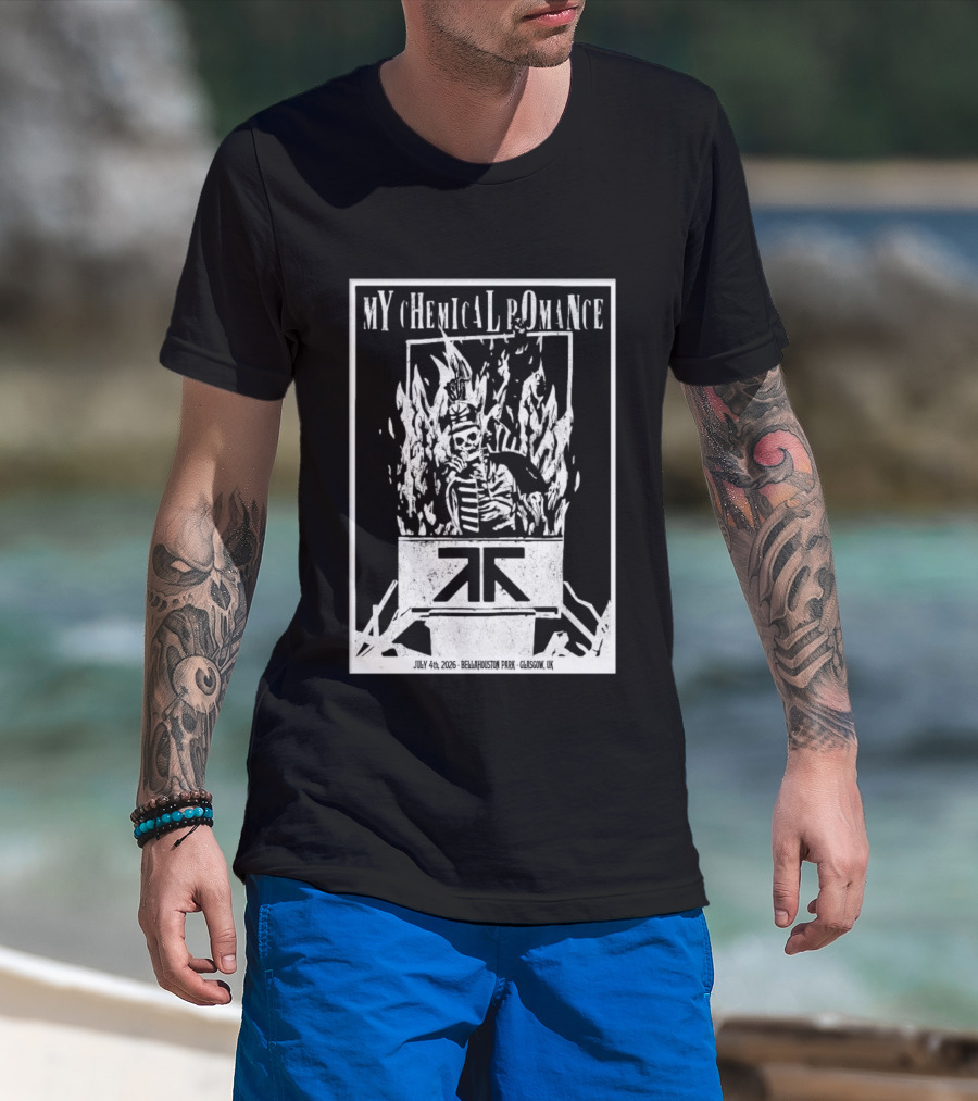 My Chemical Romance July 4 2026 Bellahouston Park Glasgow UK T-Shirt