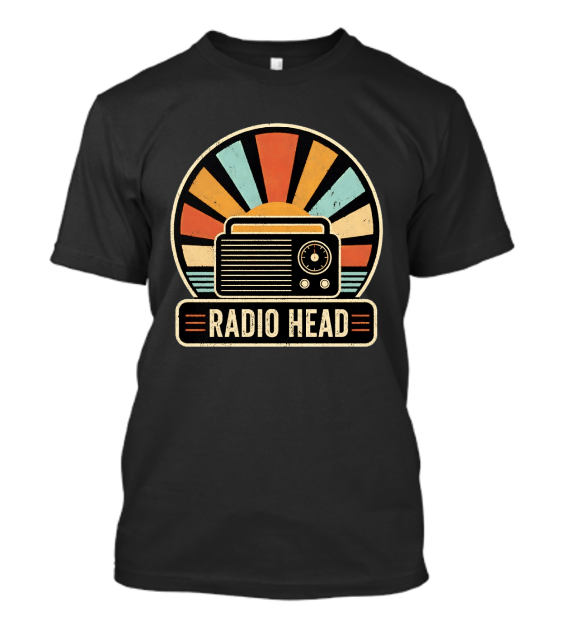 Radio Head Vintage Sunset Radio Vibes T-Shirt