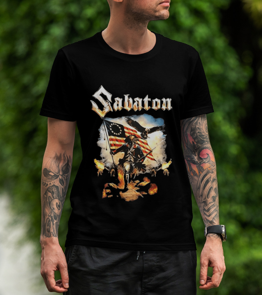 Sabaton Liberty Of Death USA 4th Of July 2026 Independence Freedom T-Shirt