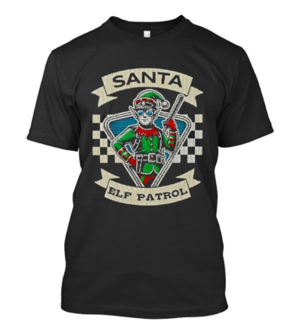 Santa Elf Patrol Festive Fun Christmas Adventure T-Shirt