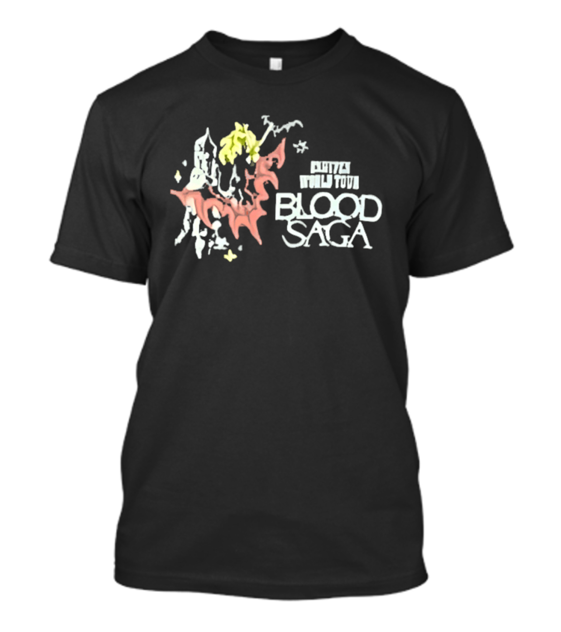 Sunoo Wearing Enhypen Blood Saga World Tour T-Shirt