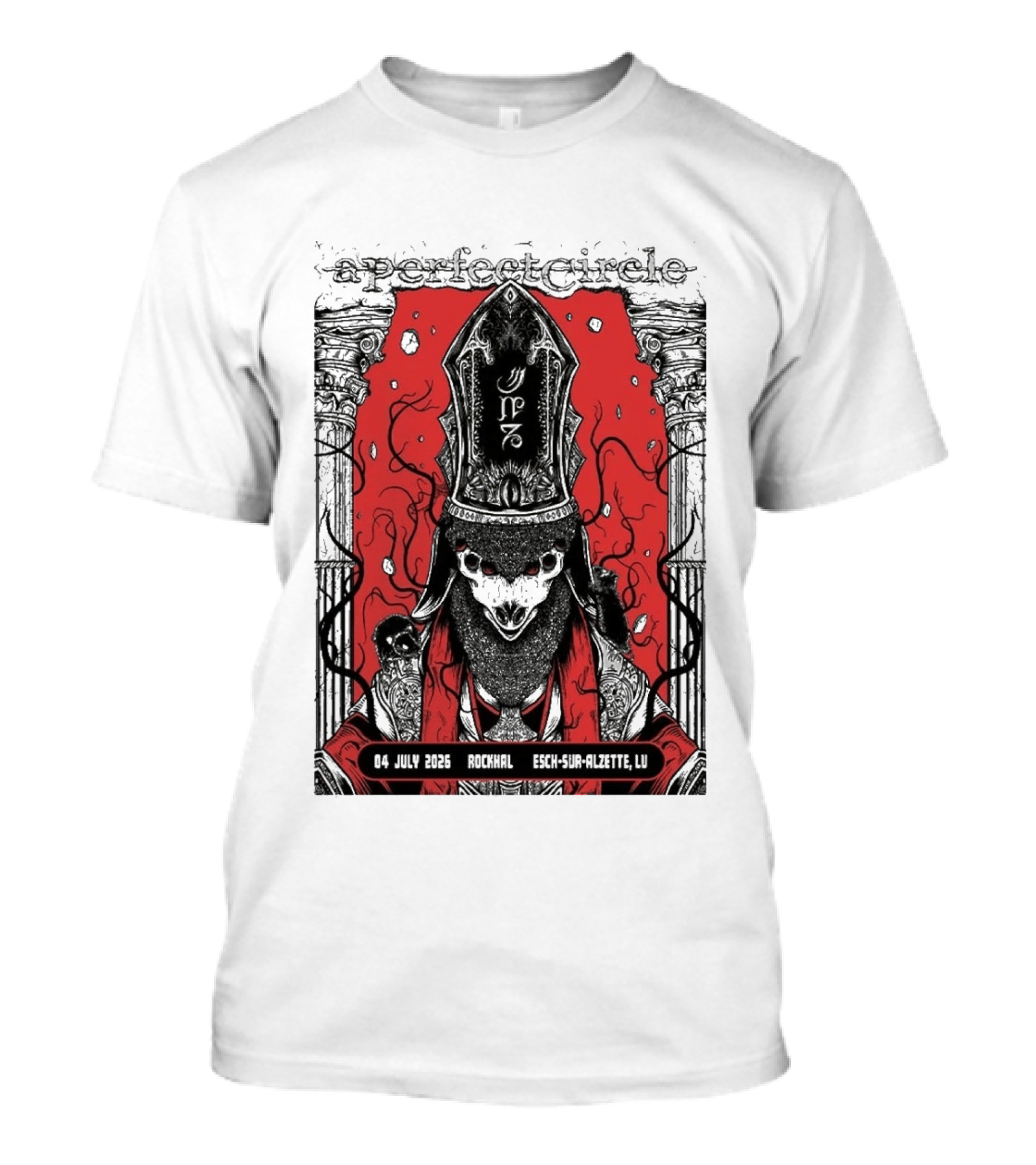 A Perfect Circle Esch Sur Alzette Rockhal 4 July 2025 Event T-Shirt