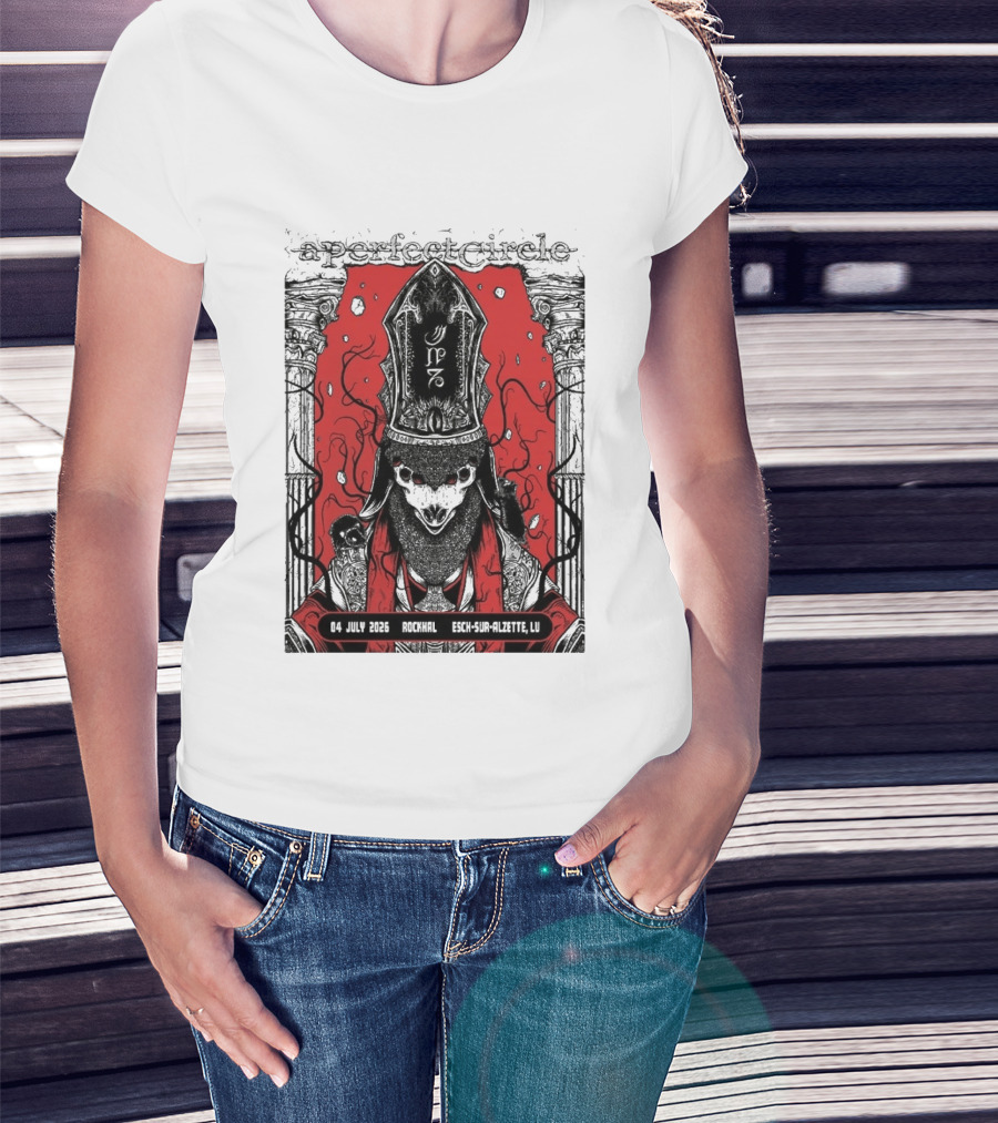 A Perfect Circle Esch Sur Alzette Rockhal 4 July 2025 Event T-Shirt