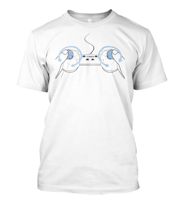 Bitch Control Joystick Rotation Gamer Controller T-Shirt