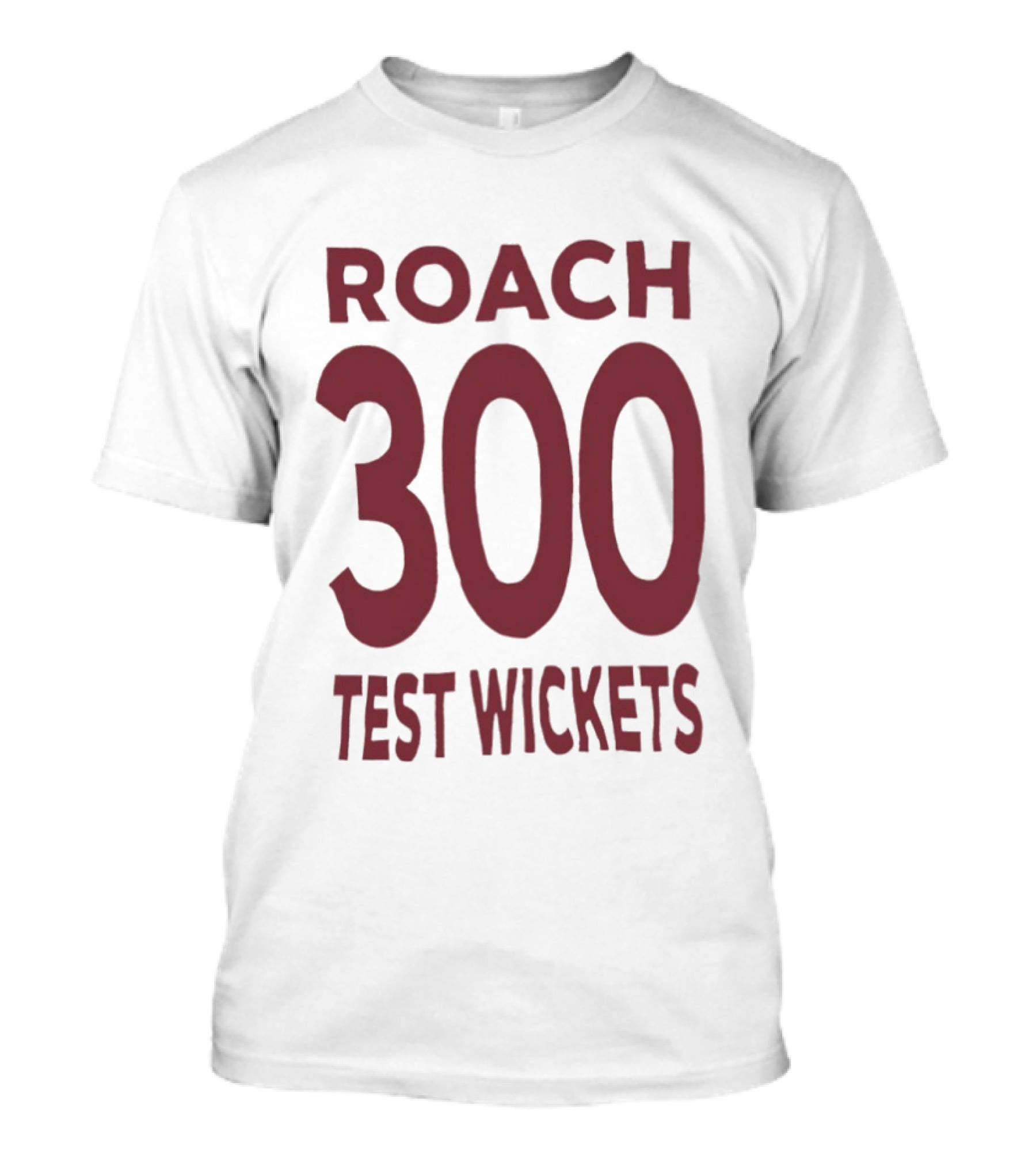 Roach 300 Test Wickets West Indies Cricket Milestone T-Shirt