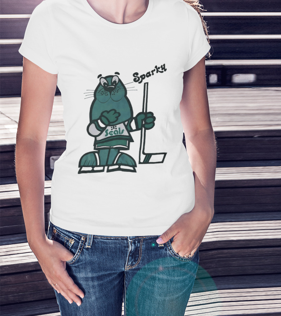 Sparky Seals Hockey Team California Golden Seals T-Shirt