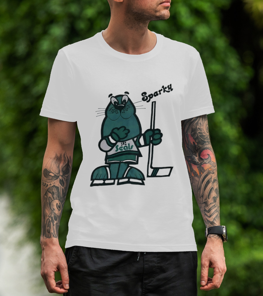 Sparky Seals Hockey Team California Golden Seals T-Shirt