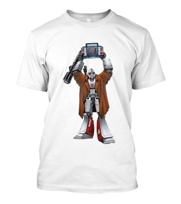 Megatron Lifting Soundwave 80s Transformers Decepticon T-Shirt