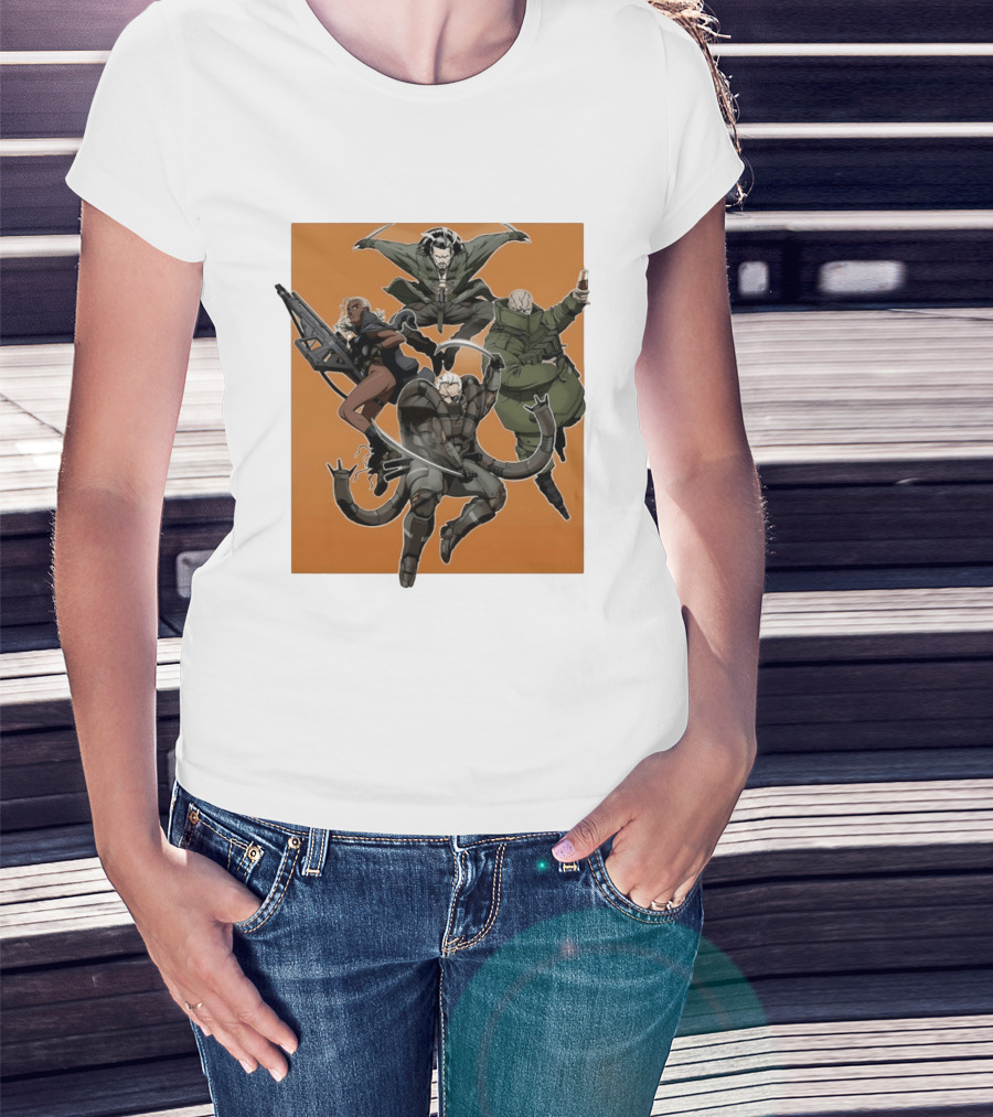 Metal Solid Hideo Kojima Characters T-Shirt