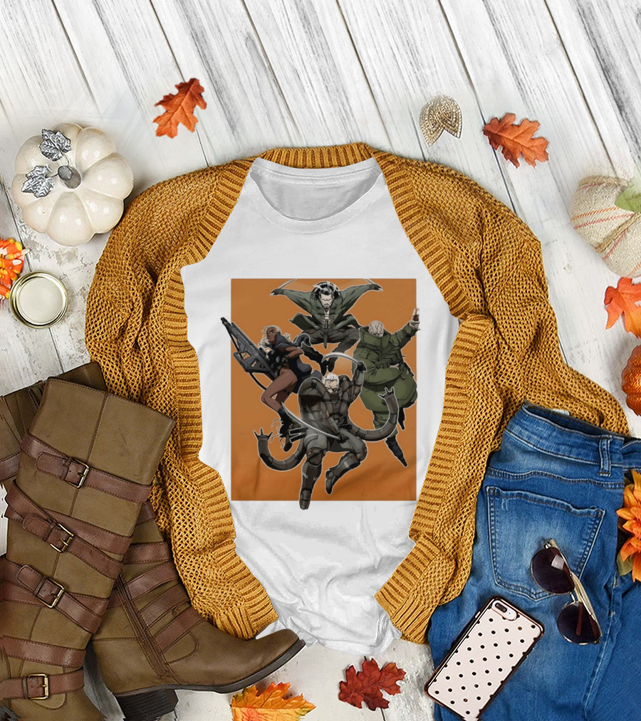 Metal Solid Hideo Kojima Characters T-Shirt