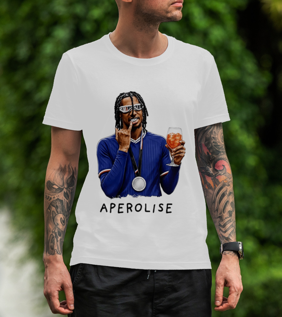 Michael Olise Aperolise Crystal Palace Player Celebration T-Shirt