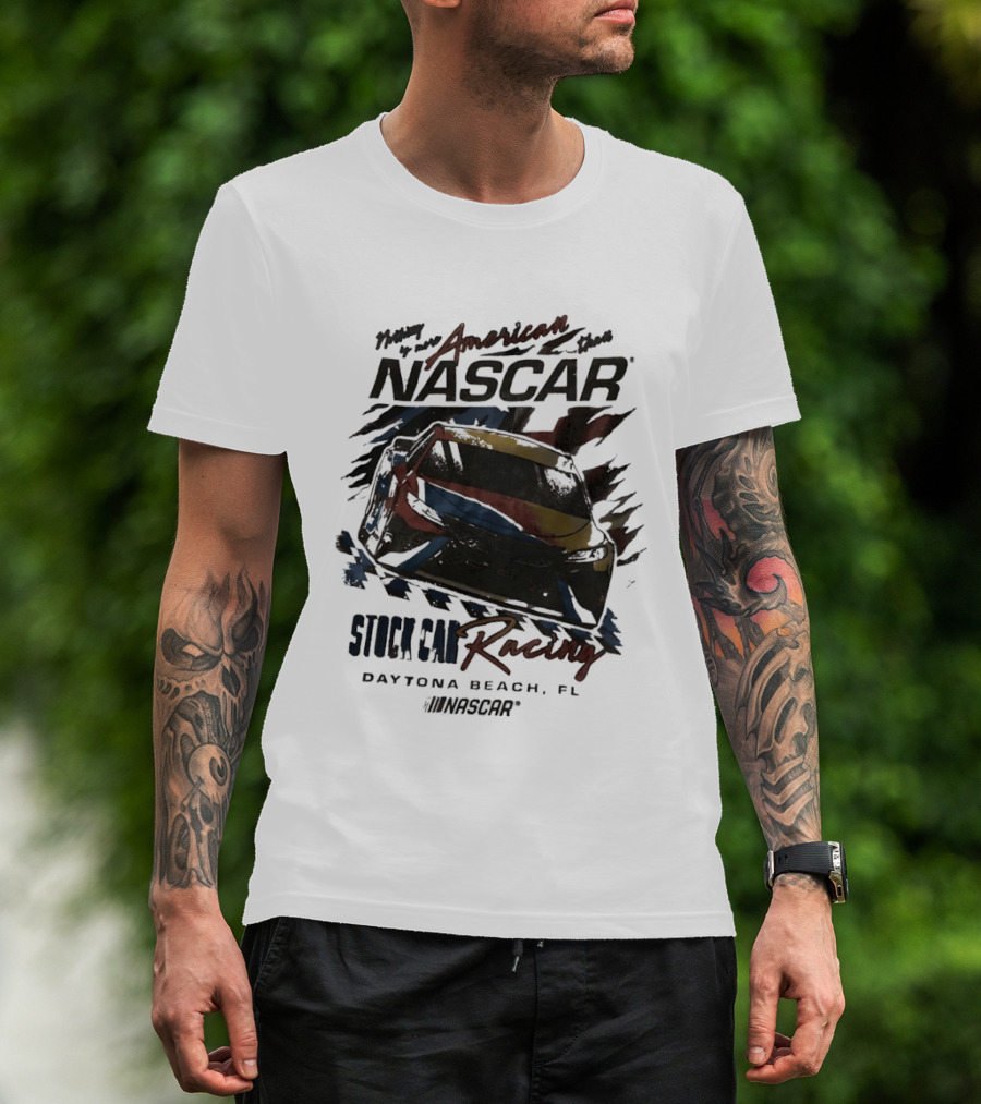 Nothing Is More American Than NASCAR Stock Car Racing In Daytona Beach FL #NASCAR T-Shirt
