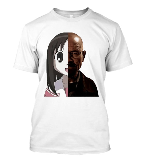 Walter White And Ayumu Kasuga Half Face Combo T-Shirt
