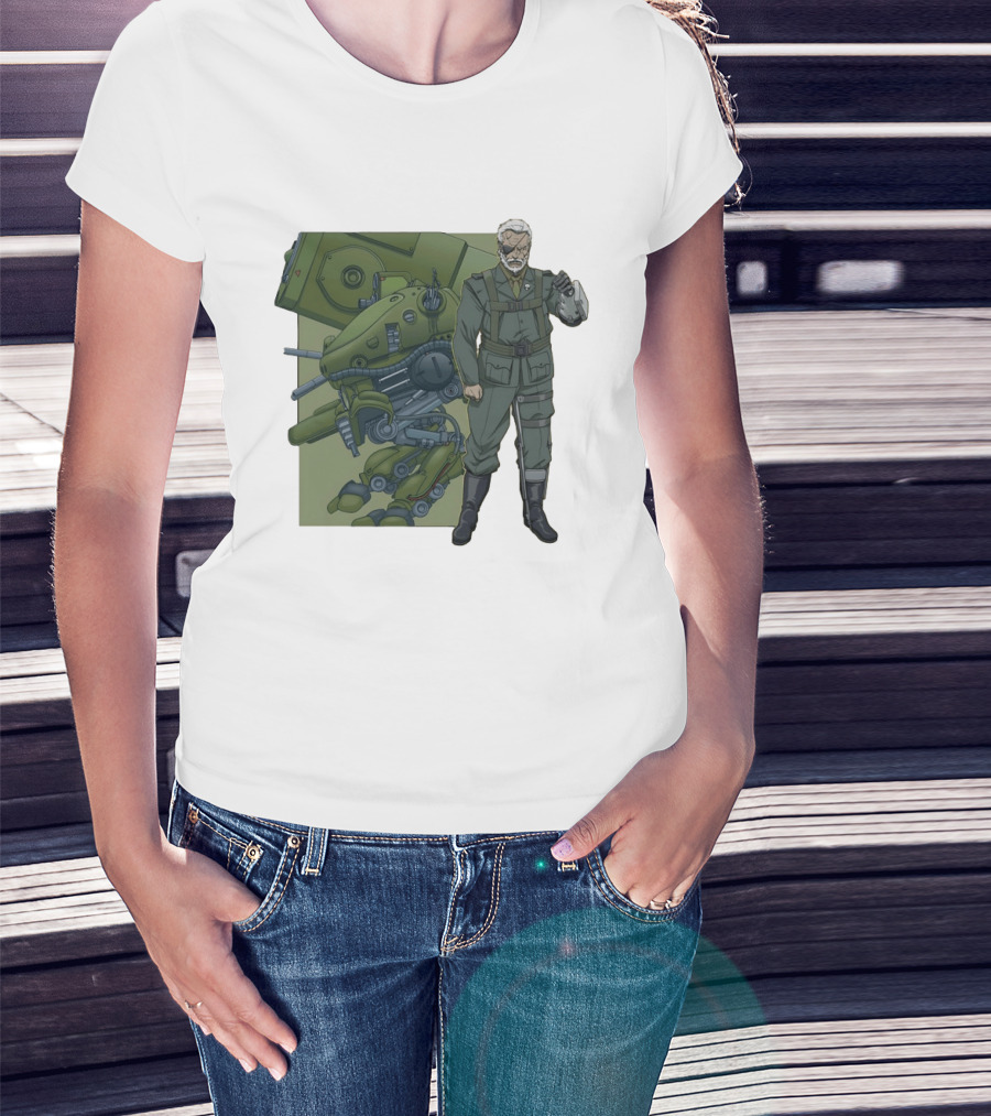 Big Boss Metal Gear Solid Character And Mech T-Shirt