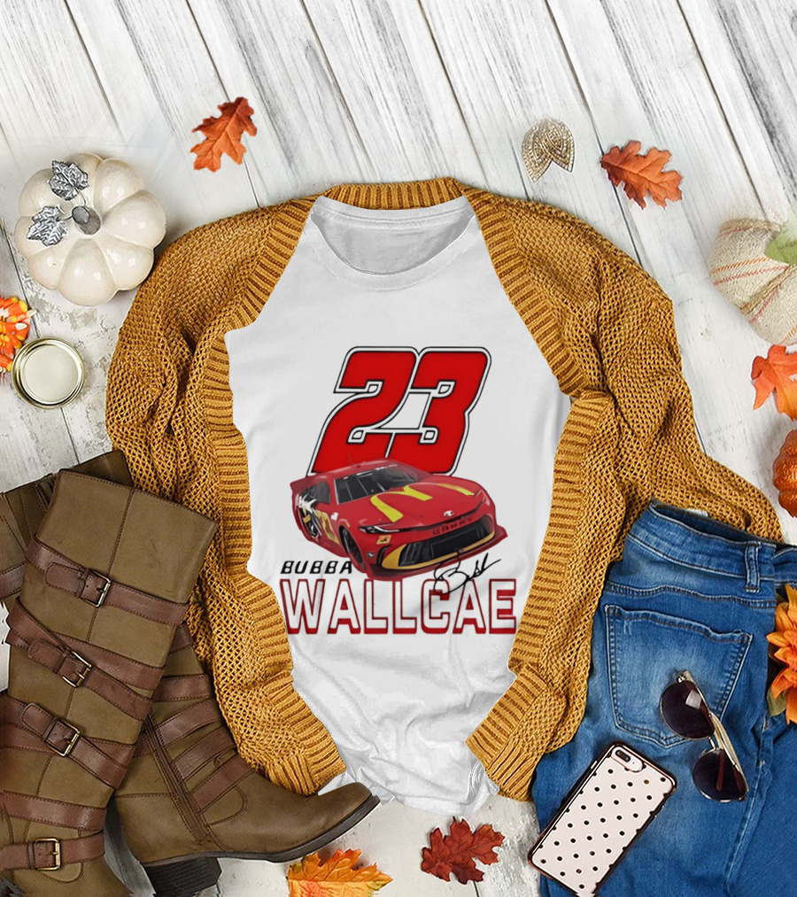 Bubba Wallace 23 Car NASCAR 23XI Racing T-Shirt