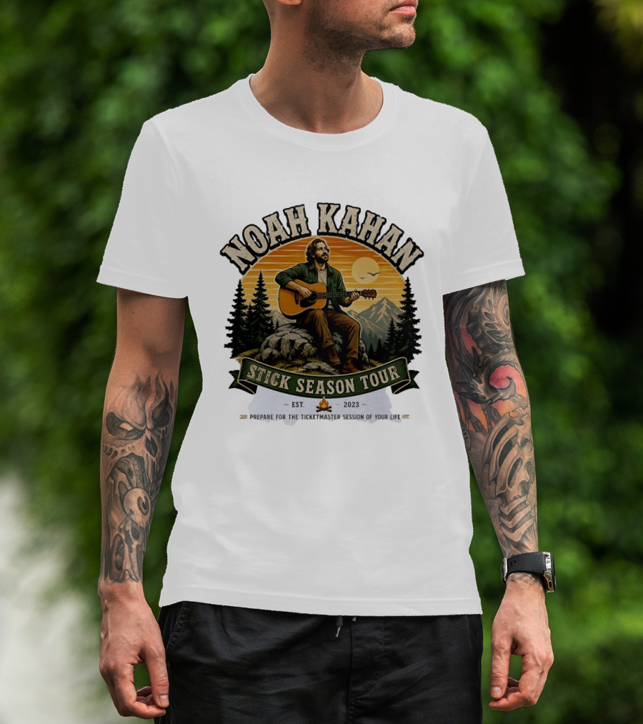 Noah Kahan Stick Season Tour 2023 Prepare For The Ticketmaster Session Of Your Life T-Shirt