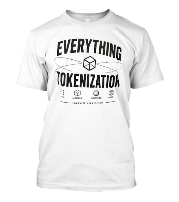 Everything Tokenization Cube Graphic Tokenize Everything T-Shirt