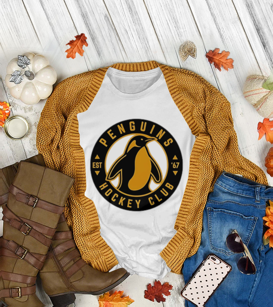 Penguins Hockey Club Est 1967 NHL Circular T-Shirt