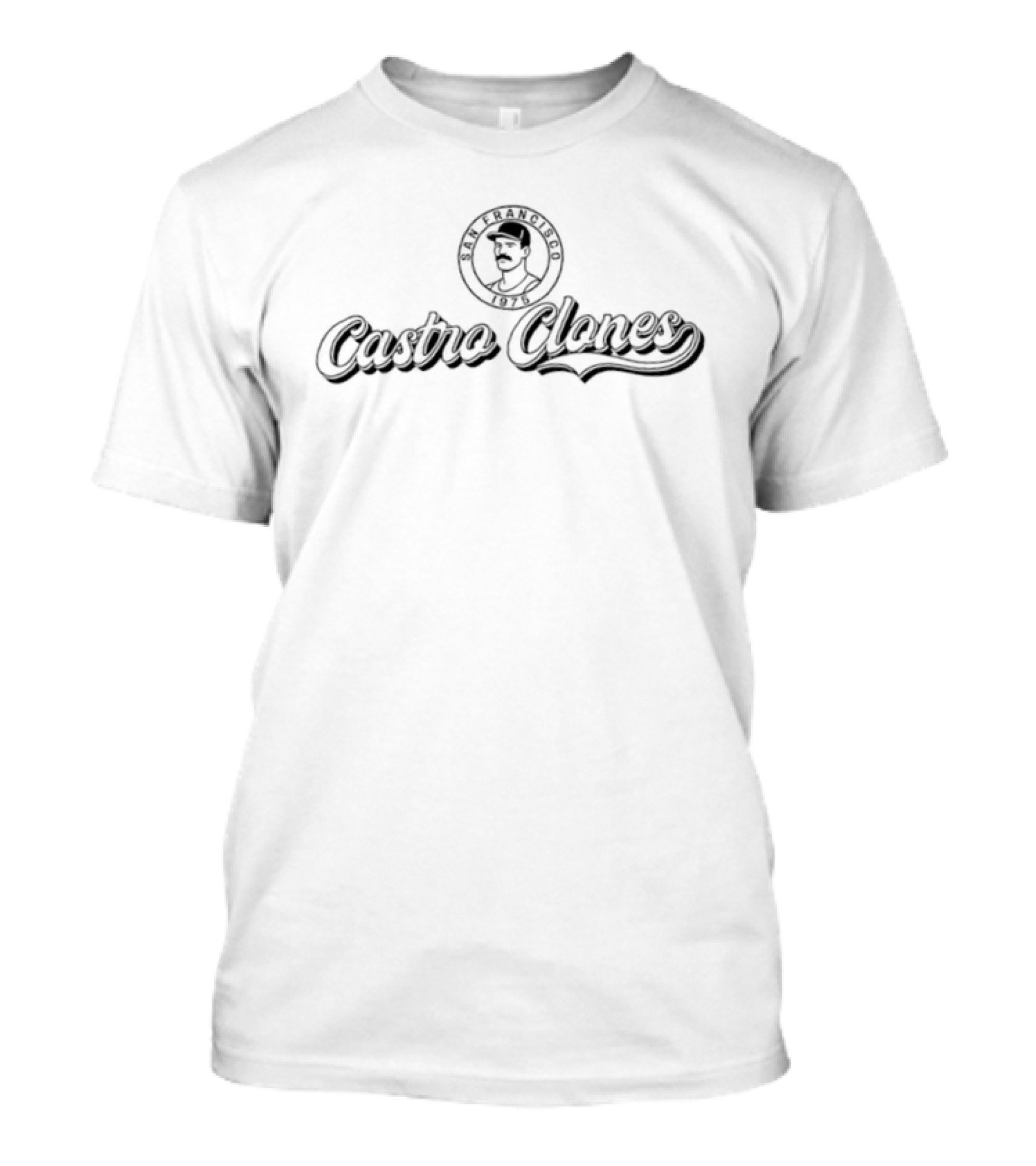 San Francisco 1975 Castro Clones Vintage Baseball Style Iconic Look T-Shirt
