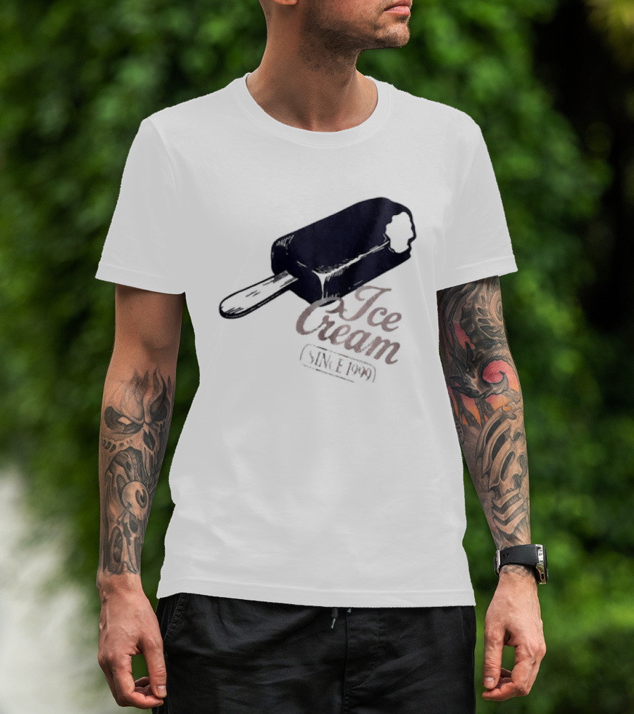 Ice Cream Popsicle Since 1999 Retro Dessert Delight T-Shirt