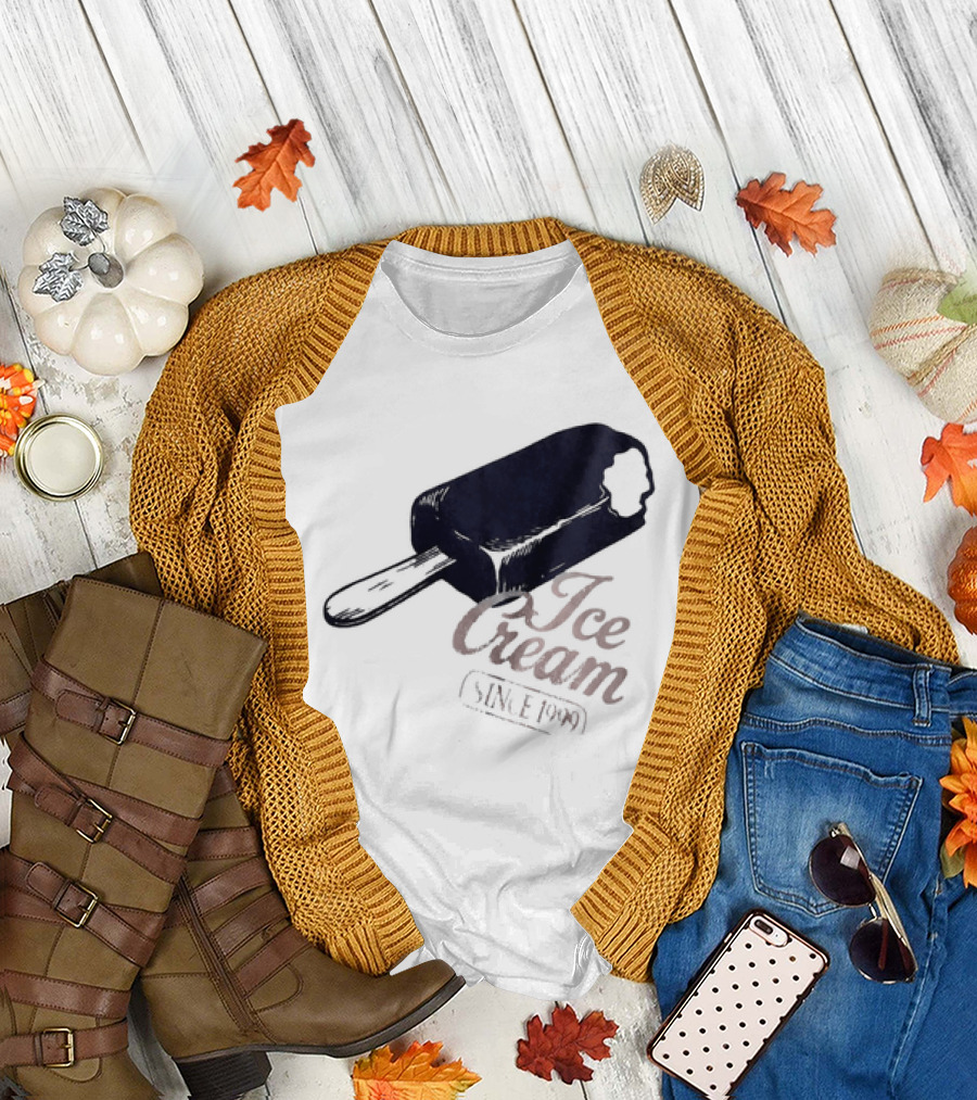 Ice Cream Popsicle Since 1999 Retro Dessert Delight T-Shirt