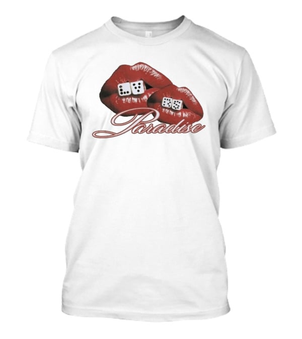 Isaiah Falls LVRS Paradise Red Lips Dice T-Shirt