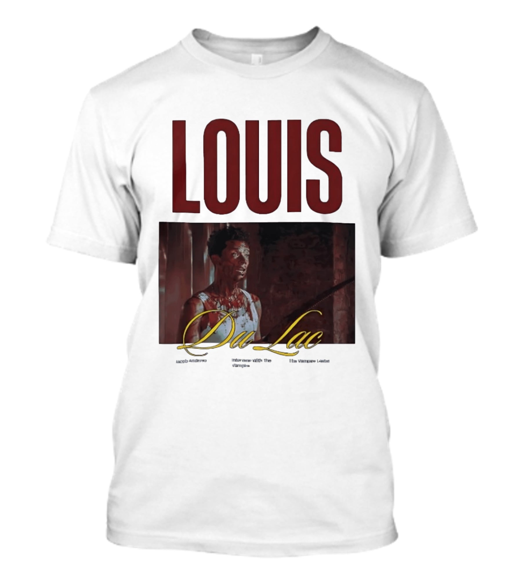 Louis Du Lac Jacob Anderson Interview With The Vampire Bootleg T-Shirt