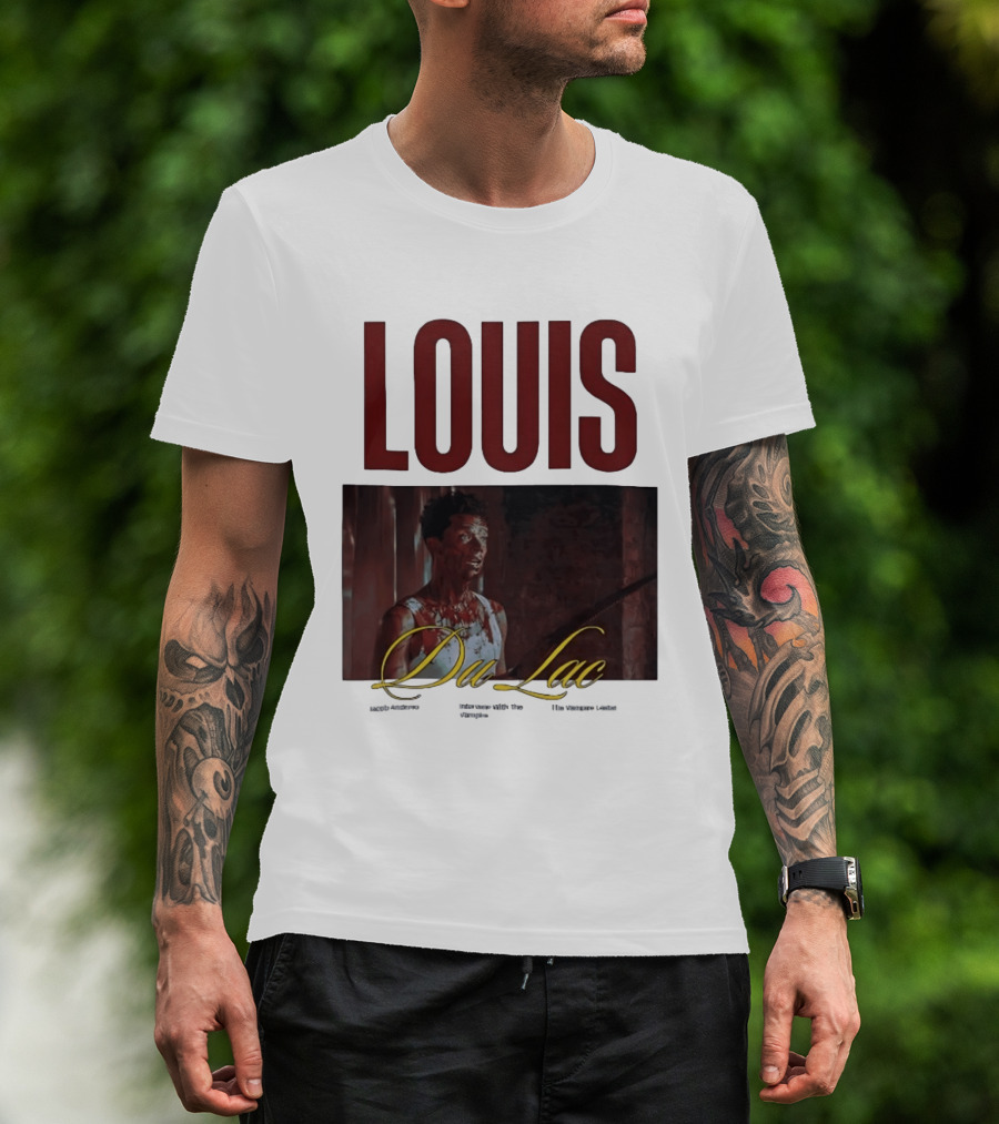 Louis Du Lac Jacob Anderson Interview With The Vampire Bootleg T-Shirt