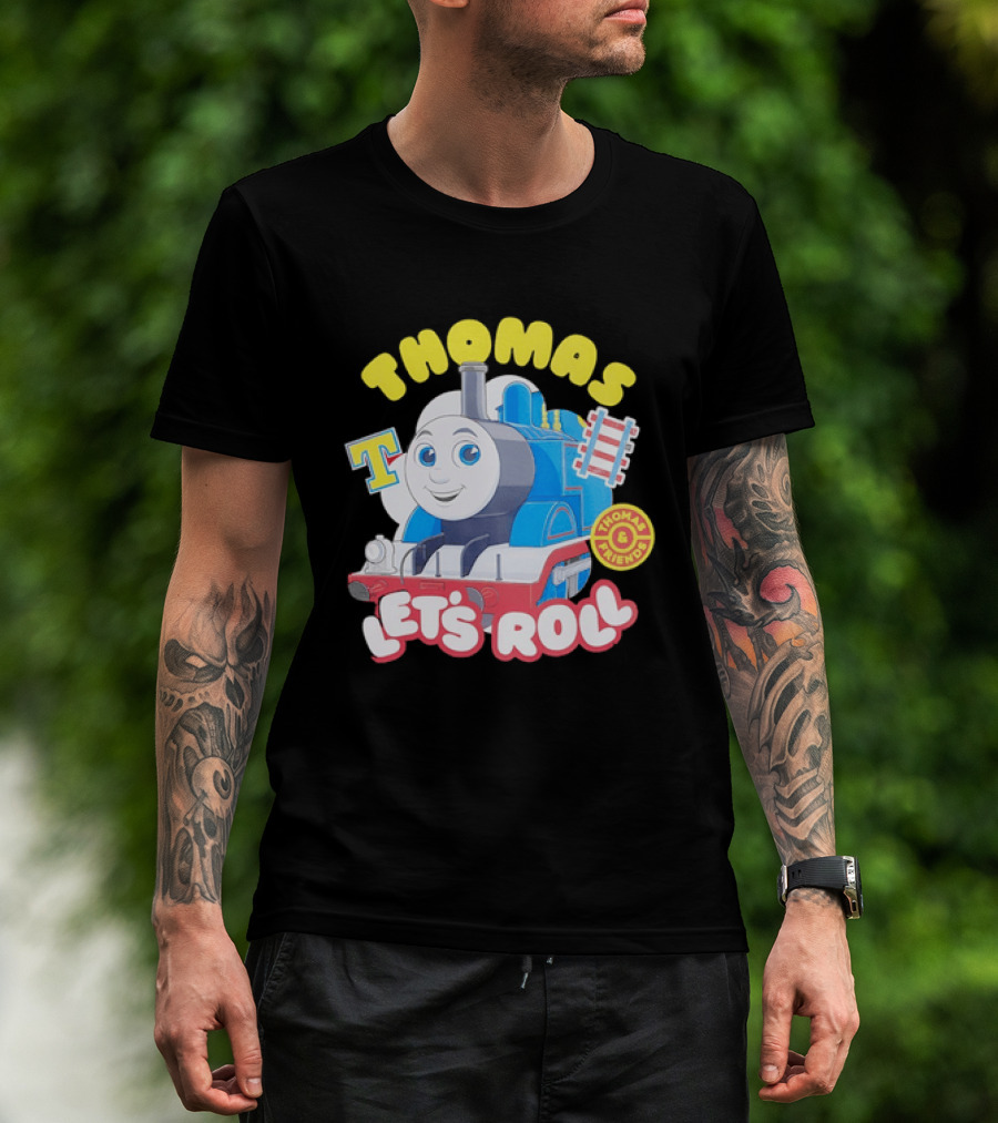 Thomas The Tank Engine Let's Roll Thomas And Friends T T-Shirt