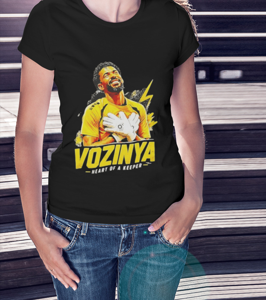 Vozinya Heart Of A Keeper Cape Verde Football Goalkeeper T-Shirt