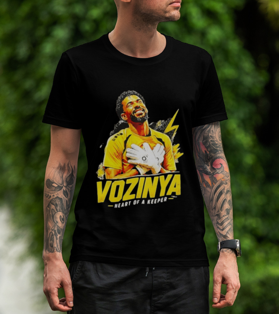 Vozinya Heart Of A Keeper Cape Verde Football Goalkeeper T-Shirt