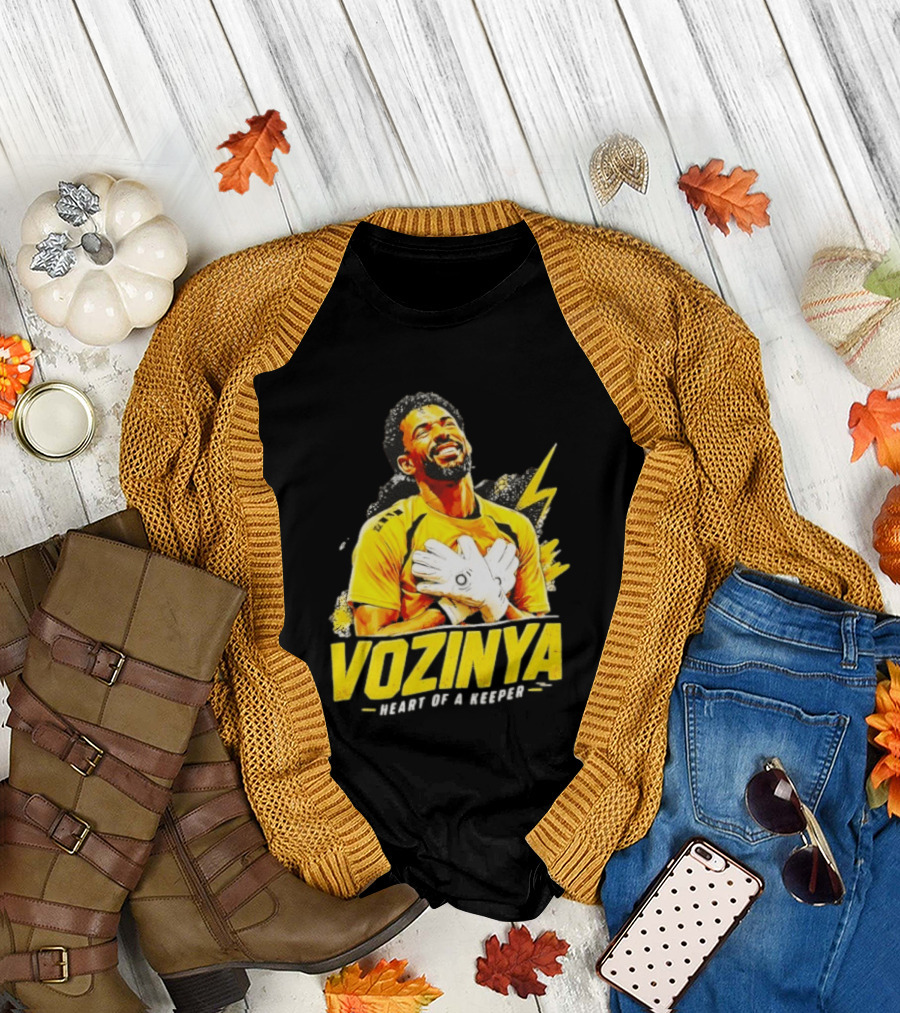 Vozinya Heart of a Keeper Cape Verde Football Goalkeeper T-Shirt