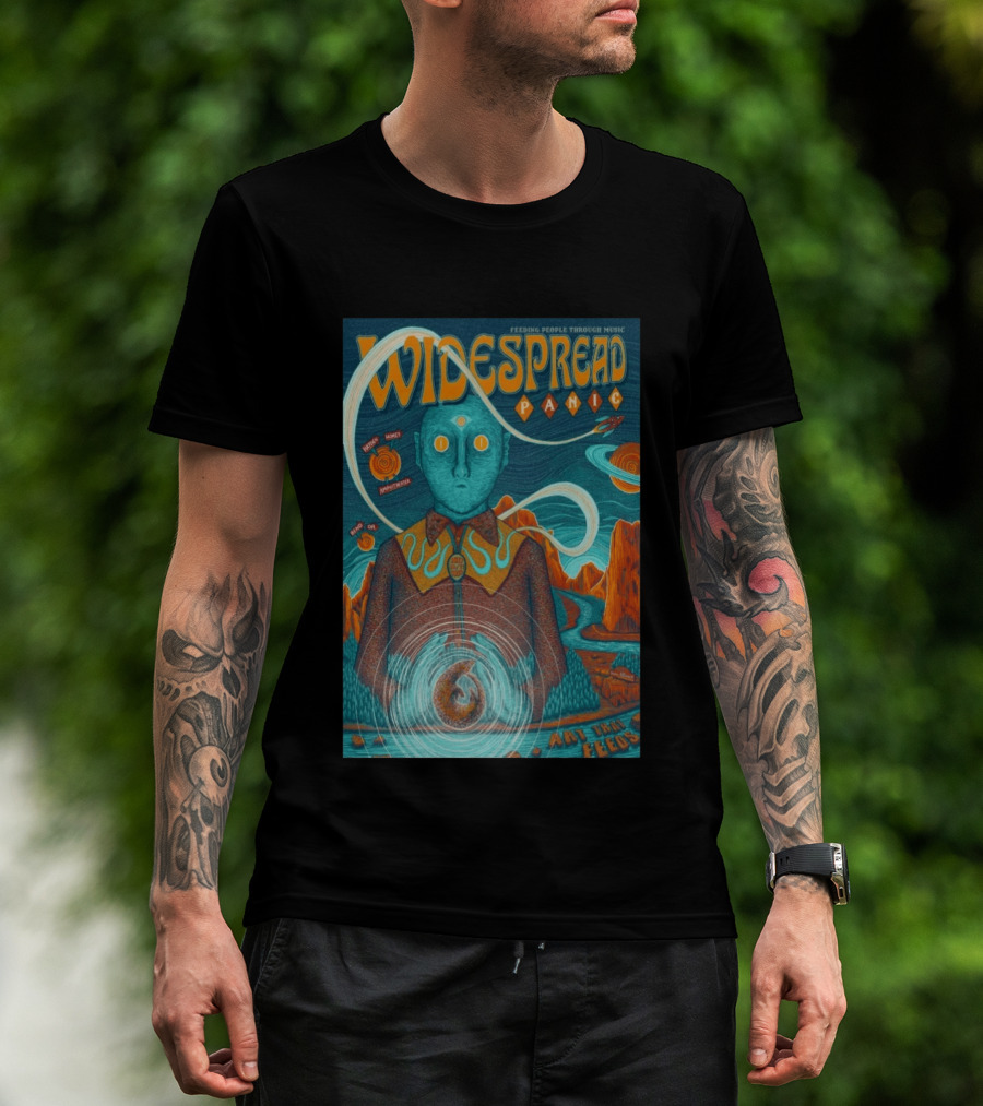Widespread Panic Hayden Homes Amphitheater Bend OR Jul 10 11 2026 Art That Feeds T-Shirt