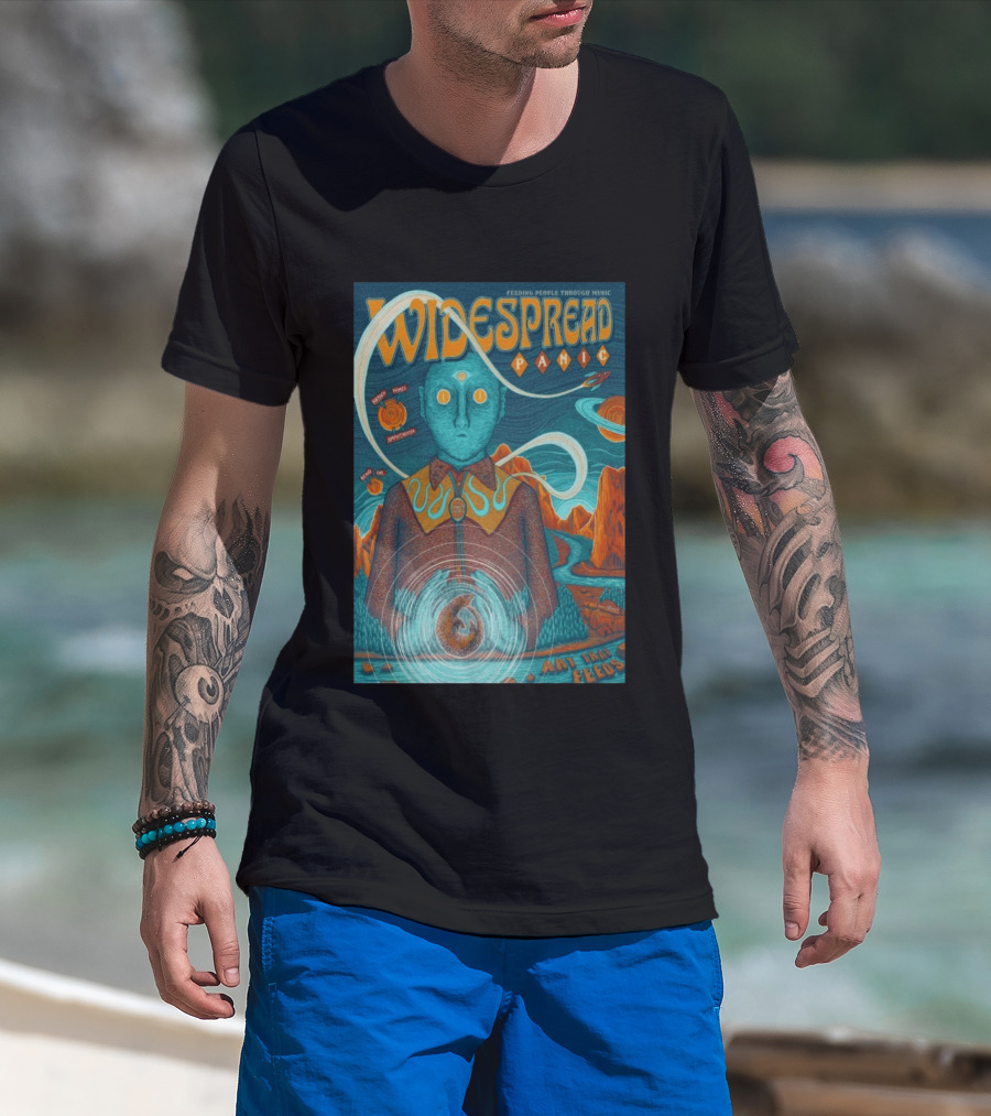 Widespread Panic Hayden Homes Amphitheater Bend OR Jul 10 11 2026 Art That Feeds T-Shirt