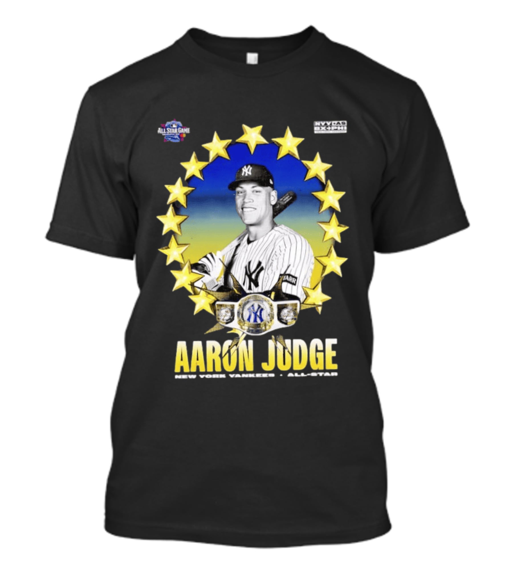 Aaron Judge New York Yankees All Star MVP 2026 Philadelphia Event Stars T-Shirt