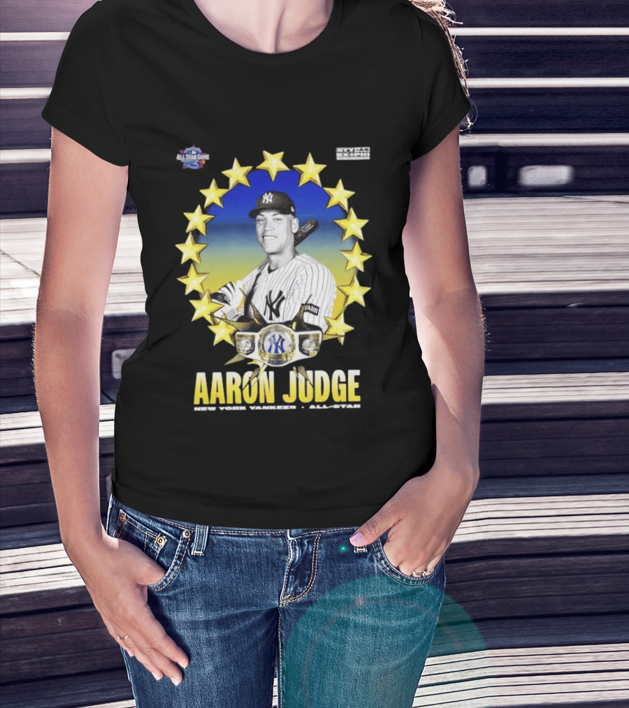 Aaron Judge New York Yankees All Star MVP 2026 Philadelphia Event Stars T-Shirt