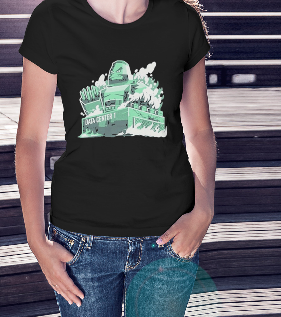 Avalanche AI Data Center 1 Robotic Powerhouse Iconography T-Shirt