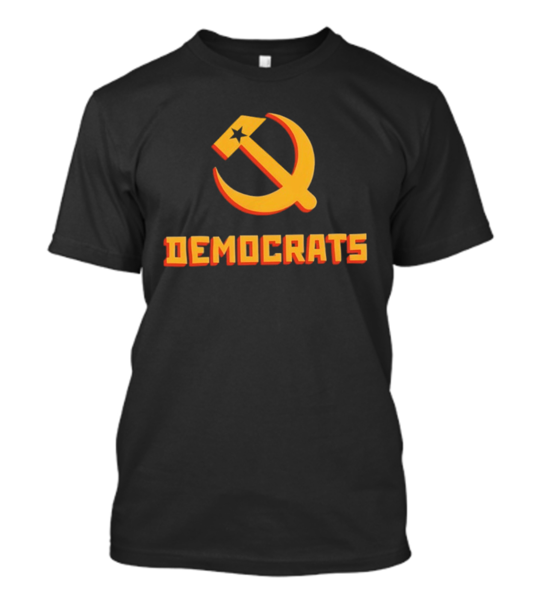 Democrats Hammer And Sickle Satire T-Shirt