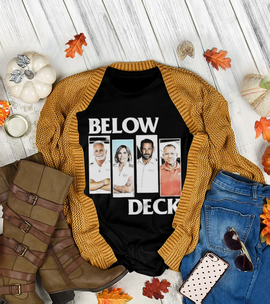 Below Deck Captains Lee Rosbach Sandy Yawn Portraits T-Shirt