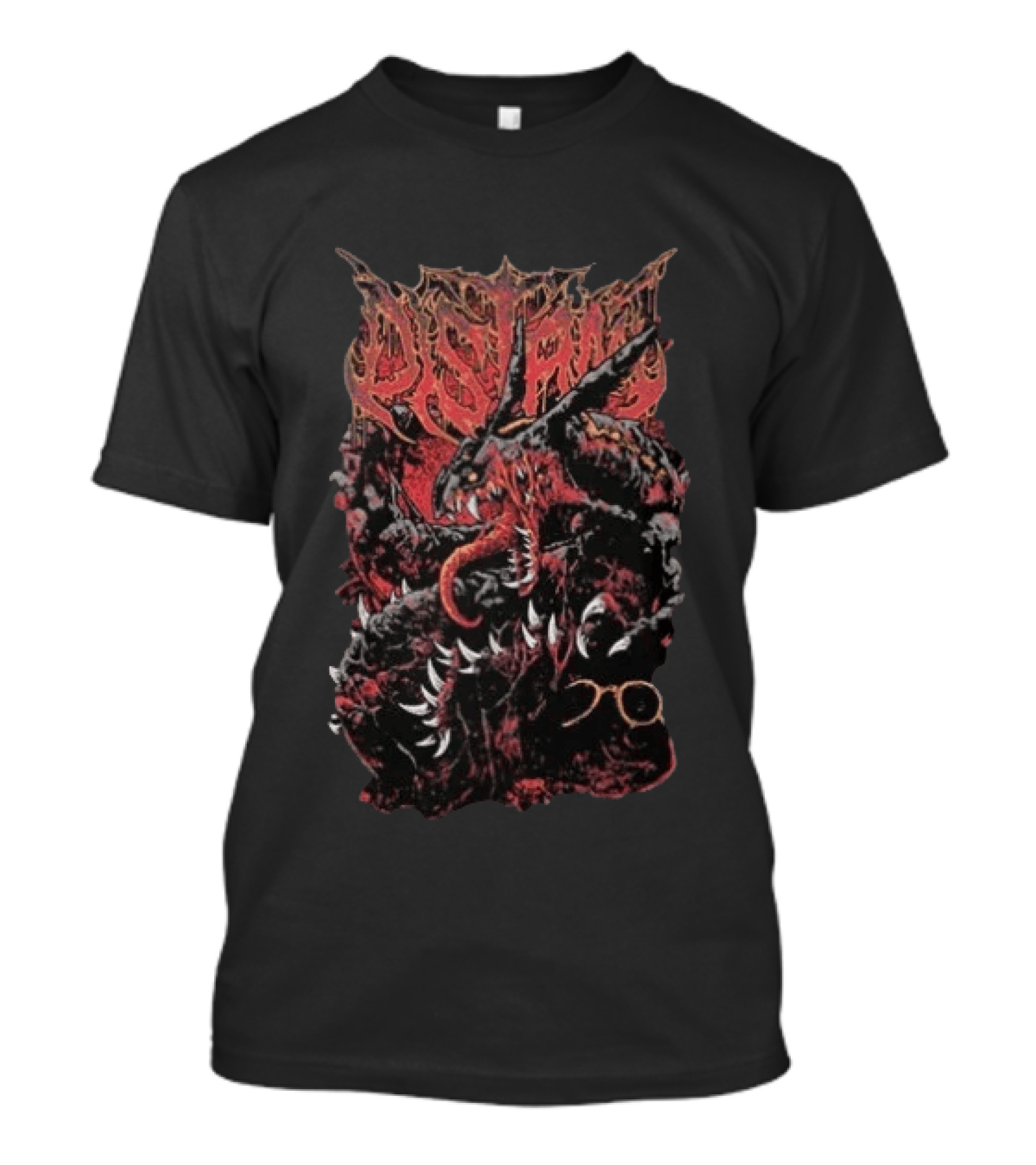 Distant The Skies Turn Red With The Blood On Your Hands Shiny Sky Lord Dragon Fantasy T-Shirt