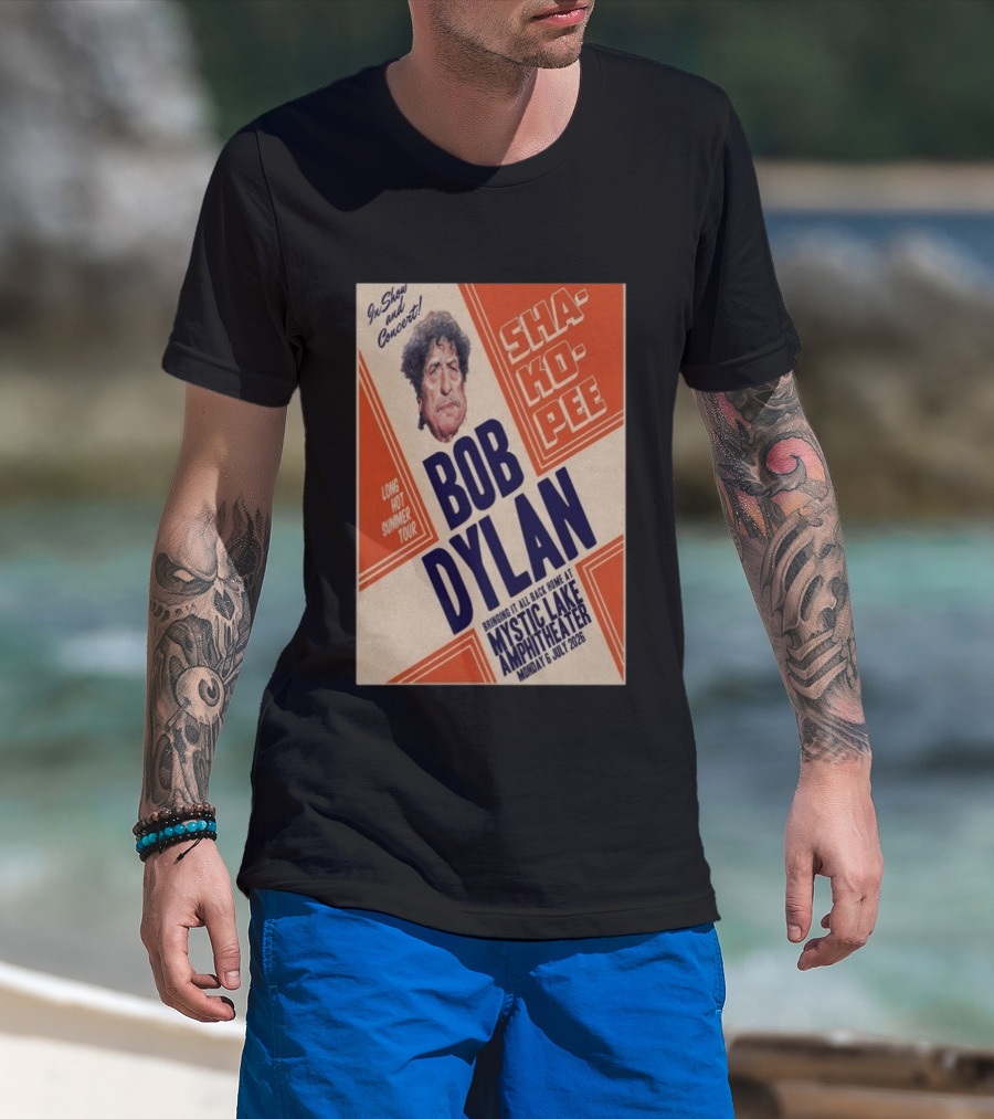 Bob Dylan Long Hot Summer Tour Mystic Lake Amphitheater Shakopee 6 July 2026 T-Shirt