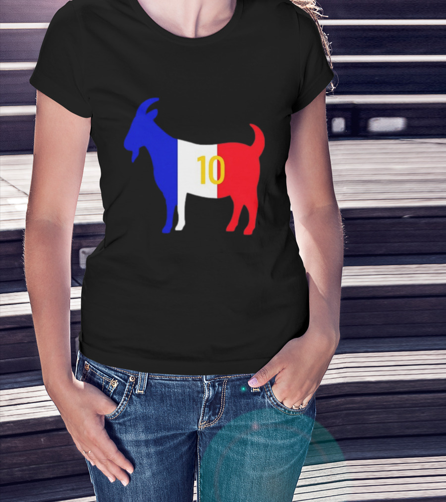 France Goat 10 Kylian Mbappe French Football Soccer Legend T-Shirt