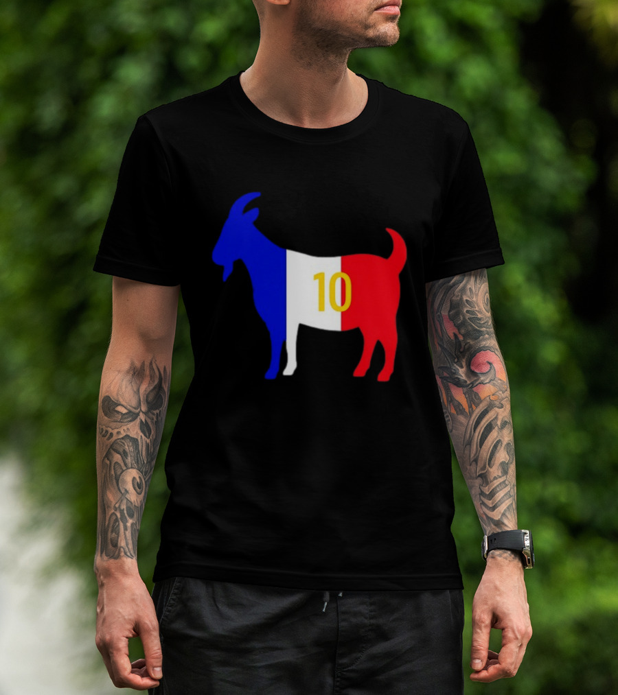 France Goat 10 Kylian Mbappe French Football Soccer Legend T-Shirt