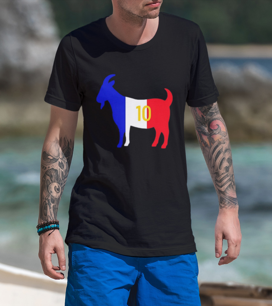 France Goat 10 Kylian Mbappe French Football Soccer Legend T-Shirt