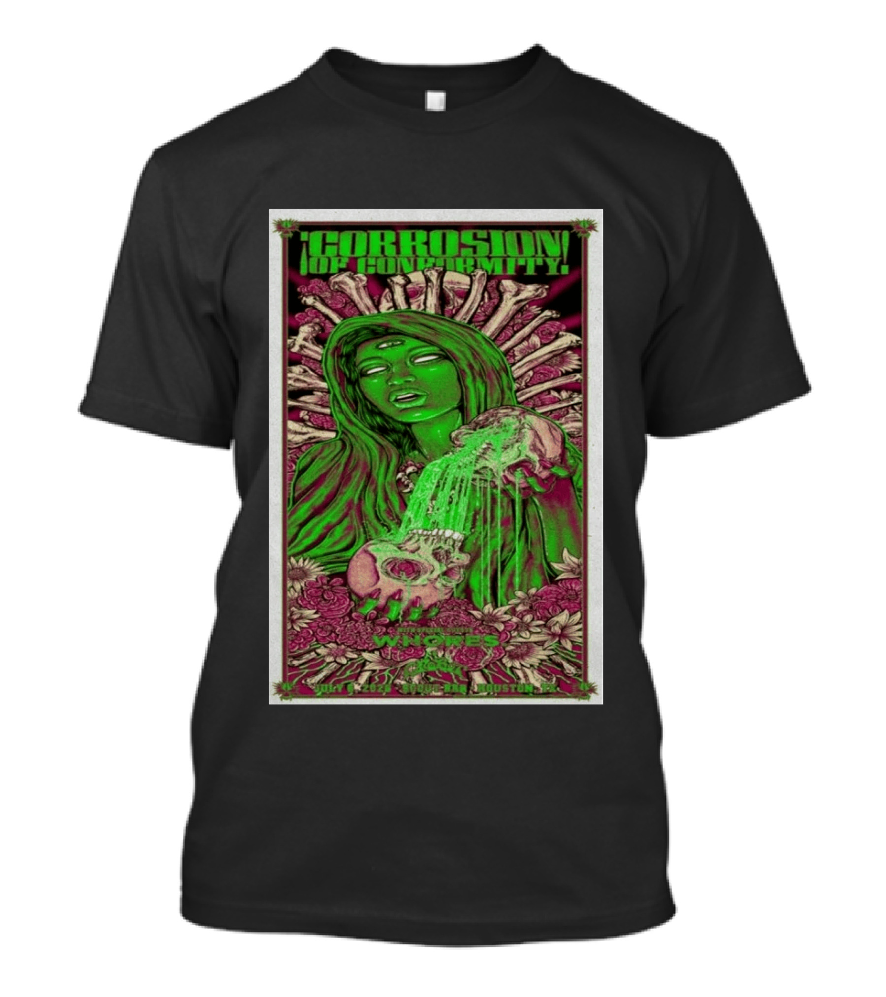 Corrosion Of Conformity Houston Witches July 6 2026 T-Shirt