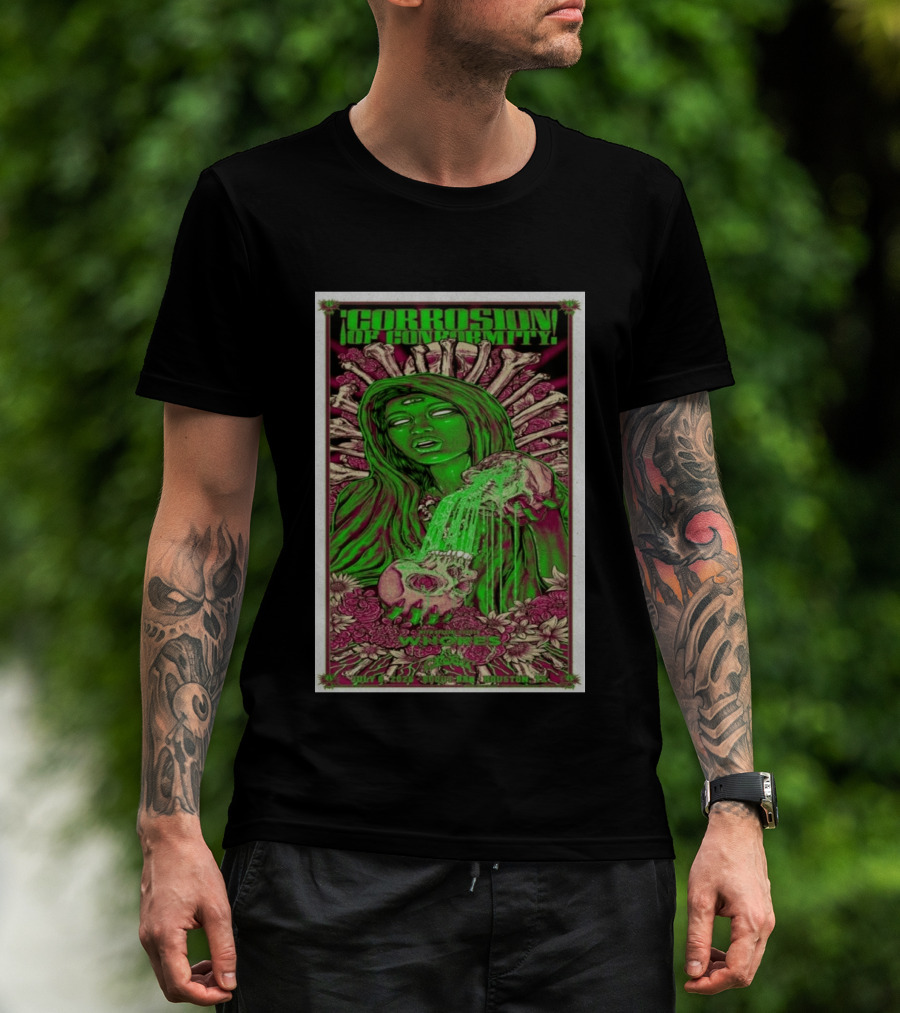 Corrosion Of Conformity Houston Witches July 6 2026 T-Shirt