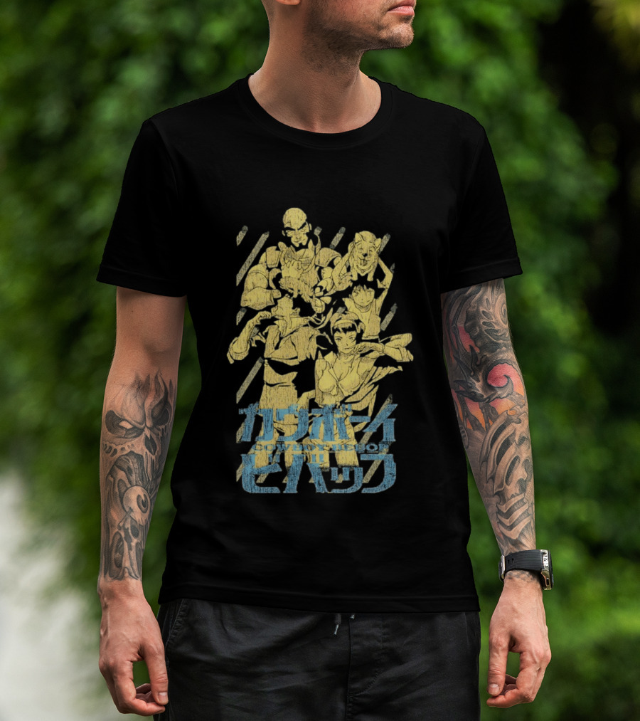 Cowboy Bebop Spike Spiegel Faye Valentine Crew T-Shirt